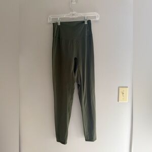 Gymshark Elevate Leggings Womens SZ SM Olive Green High Rise Full Length Workout